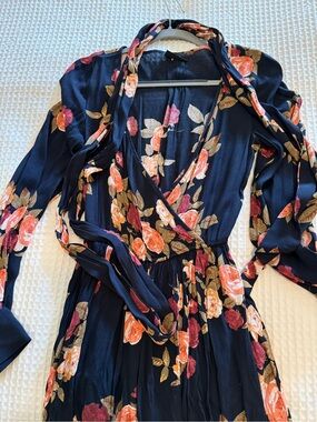chinese dress ladies Petal and Pup Women's Ciao Ruffles Maxi Satin Dress